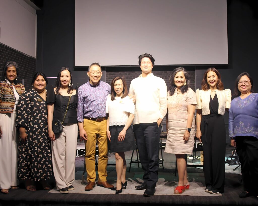 One-for-Juan panel discussion at Fil-Am Spring Fest 2024, co-hosted by PACC, featuring special guests and Filipino-American speakers sharing insights on business, leadership, and community impact